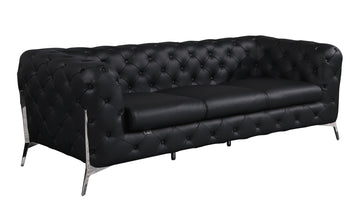 Global United Top Grain 100% Italian Leather Sofa