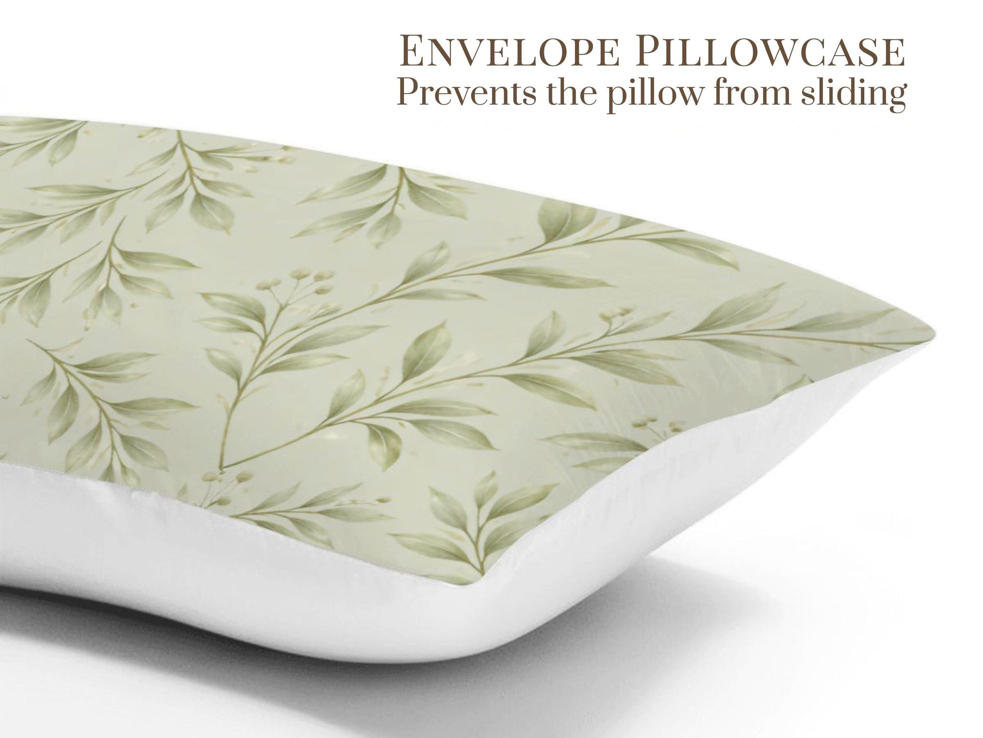 Comforter Set Botanical Sage Green Floral Pistachio Bedding Modern Organic Bed Set with Pillowcase Minimal Neutral Bedroom Decor Soft Green