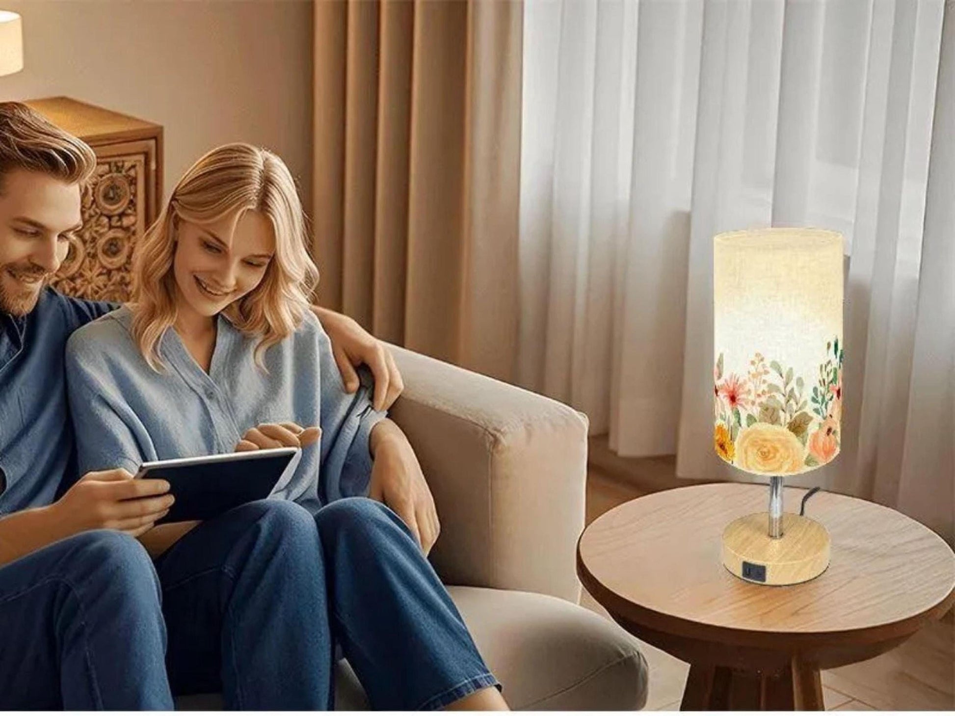 Table Lamp Touch Activated On Off Floral Watercolor Flowers Lamp With USB Small Desk Lamp For Office Wood Desk Lamp Lighting for Living Room Table Lamp Touch Activated On Off Floral Watercolor Flowers Lamp With USB Small Desk Lamp For Office Wood Desk Lamp Lighting for Living Room Table Lamp Touch Activated On Off Floral Watercolor Flowers Lamp With USB Small Desk Lamp For Office Wood Desk Lamp Lighting for Living Room