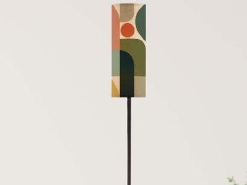 Mid Century Modern Abstract Floor Lamp Retro MCM Floor Lighting Tall Lamp Geometric Minimalist Accent Lighting Vintage Mod Decor Floor Lamp