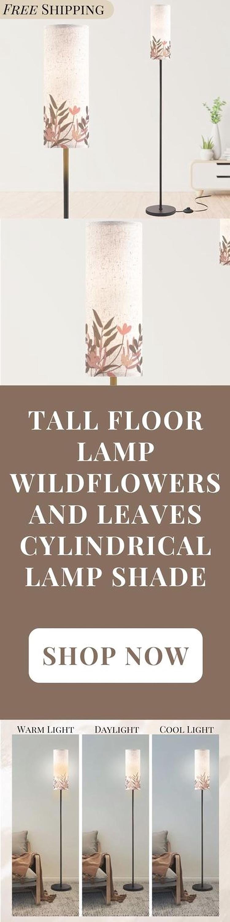 a table lamp with a flower pattern on it