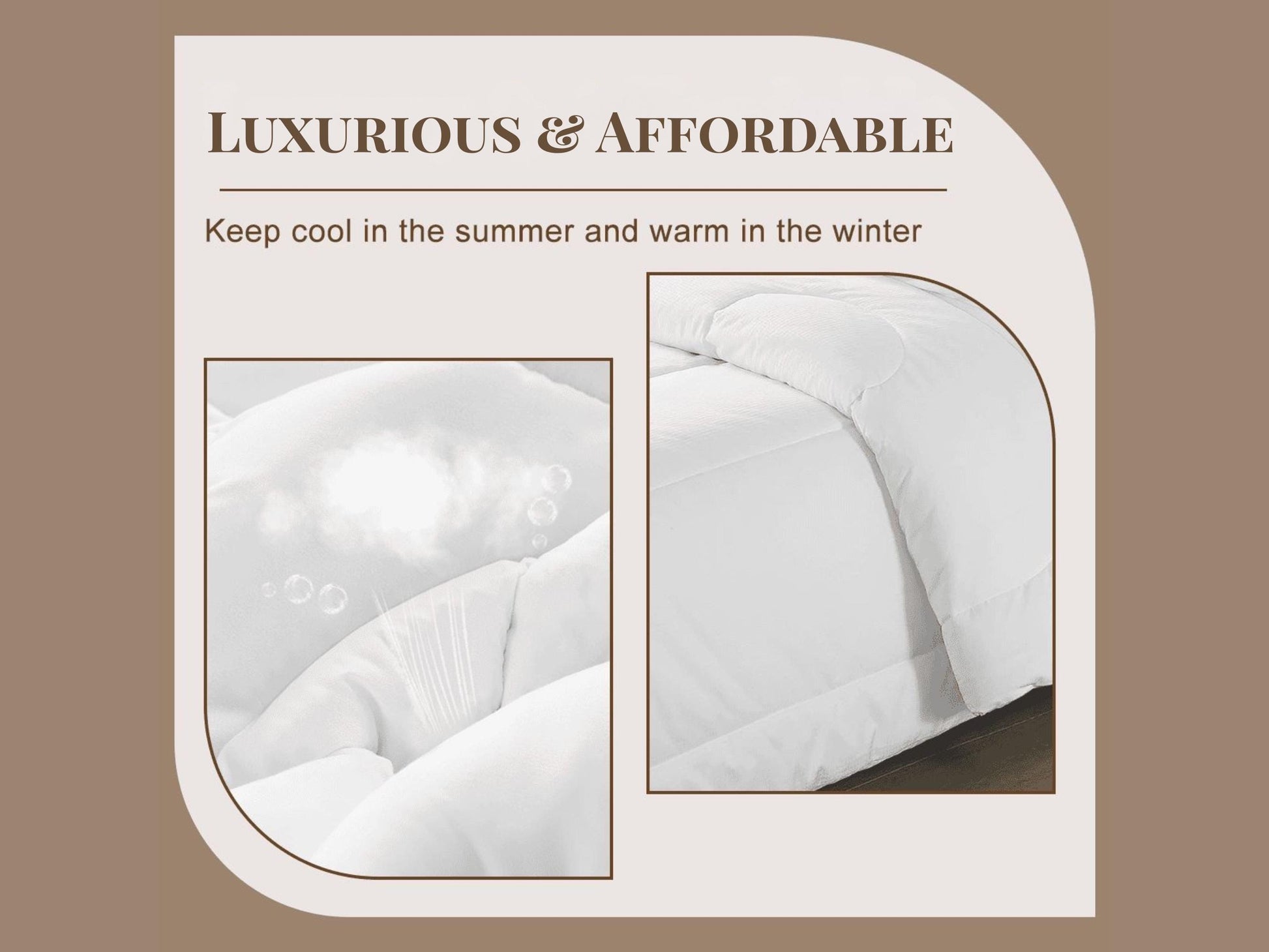 Comforter Set Neutral Organic Abstract Modern Minimal Bedding Cream Taupe Boho Bed Set Scandi Bedroom Decor King Queen Full Twin Pillowcase