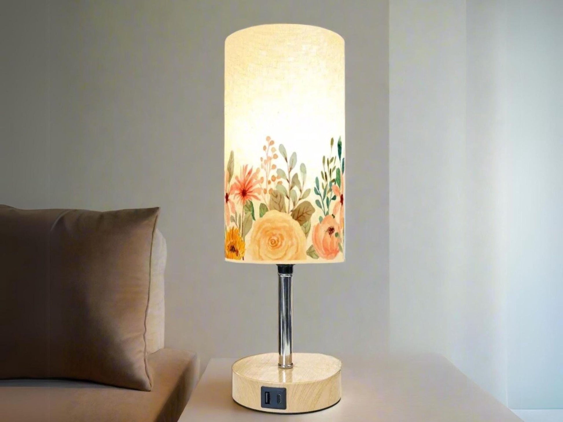 Table Lamp Touch Activated On Off Floral Watercolor Flowers Lamp With USB Small Desk Lamp For Office Wood Desk Lamp Lighting for Living Room Table Lamp Touch Activated On Off Floral Watercolor Flowers Lamp With USB Small Desk Lamp For Office Wood Desk Lamp Lighting for Living Room Table Lamp Touch Activated On Off Floral Watercolor Flowers Lamp With USB Small Desk Lamp For Office Wood Desk Lamp Lighting for Living Room