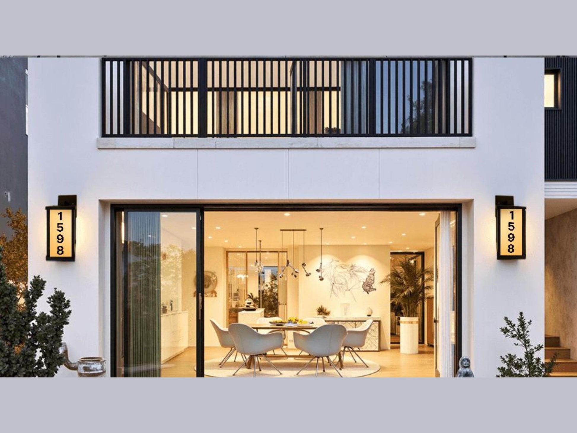 porch light address numbers