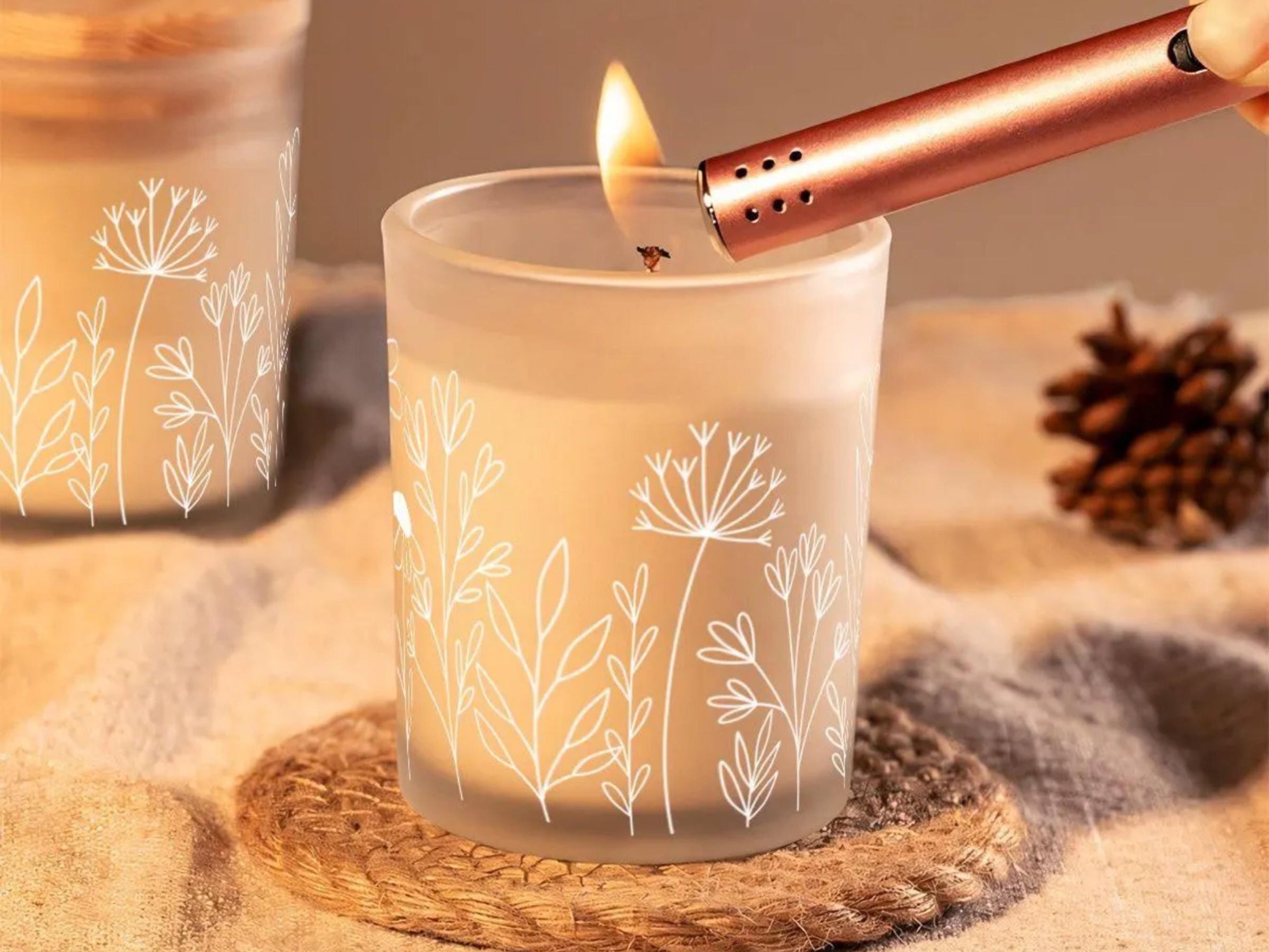 Wildflowers Candle Warmer Lamp For End Table Candle Scented Soy Wax Warmer Candle Lamp Housewarming Gift For Her Candle Gifting Idea Mom
