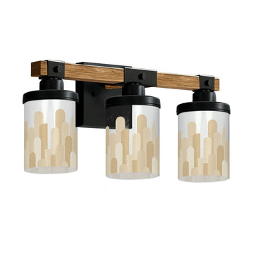 Sandy Skyline Three-Light Vanity Fixture