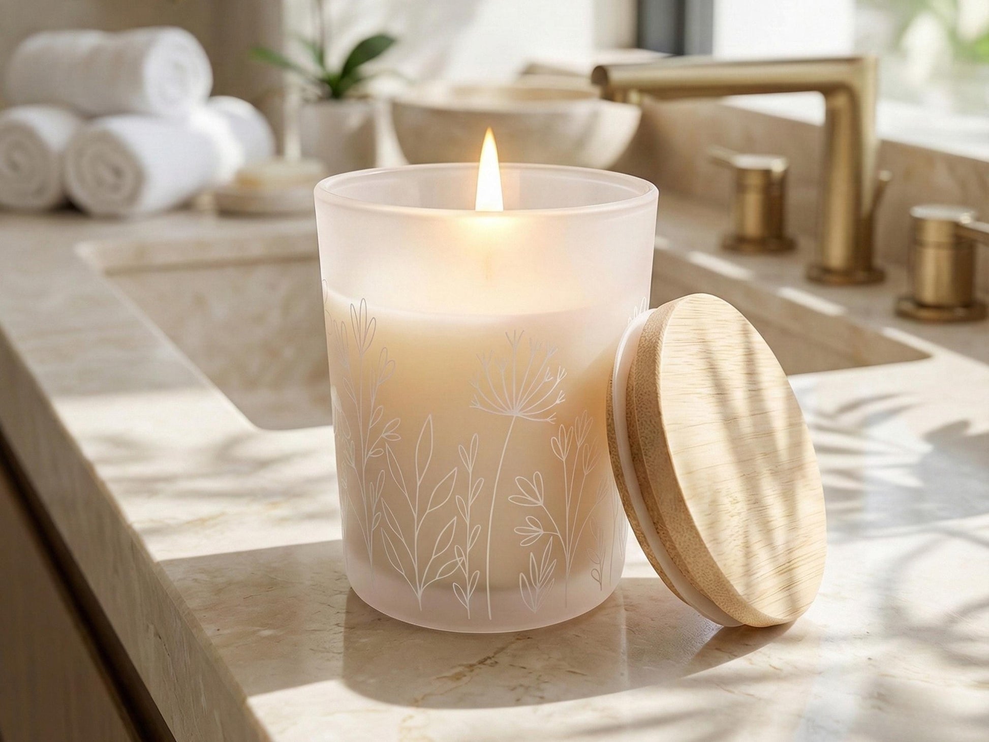 Wildflowers Candle Warmer Lamp For End Table Candle Scented Soy Wax Warmer Candle Lamp Housewarming Gift For Her Candle Gifting Idea Mom