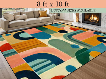 8ft x 10ft Large Area Rug Midcentury Modern Large Living Room Rug Indoor Outdoor Design Carpet 96in x 120in Family Room Rug Soft Short Pile 8ft x 10ft Large Area Rug Midcentury Modern Large Living Room Rug Indoor Outdoor Design Carpet 96in x 120in Family Room Rug Soft Short Pile 8ft x 10ft Large Area Rug Midcentury Modern Large Living Room Rug Indoor Outdoor Design Carpet 96in x 120in Family Room Rug Soft Short Pile