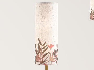Mid Century Floor Lamp Wildflowers MCM Floor Lighting Tall Lamp Leaves Minimalist Accent Lighting Vintage Decor Floor Lamp Housewarming Gift