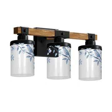 Blue Bird Branch Three-Light Vanity Fixture