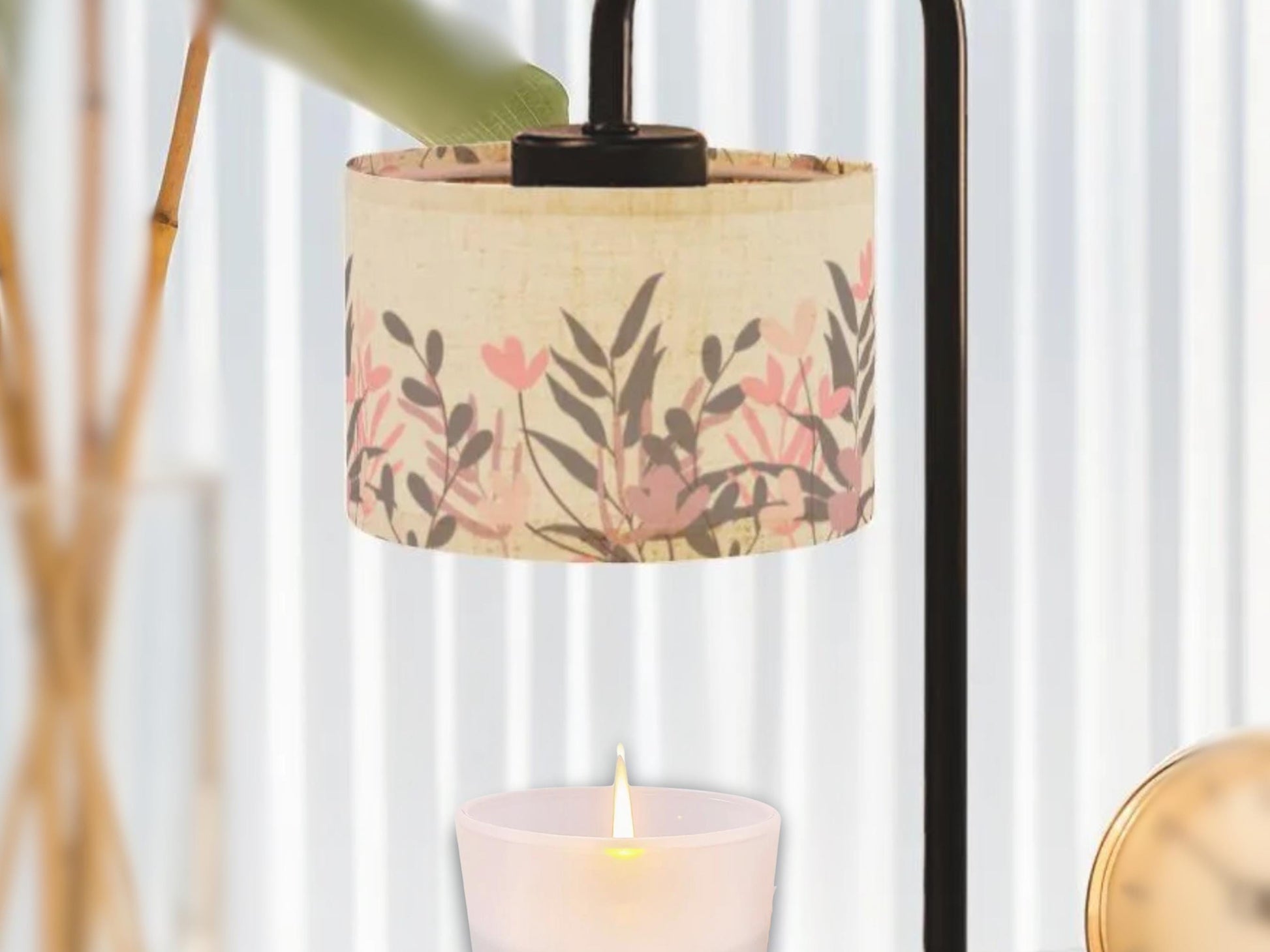 Wildflowers Candle Warmer Lamp For Nightstand Candle Scented Soy Wax Warmer Candle Lamp Housewarming Gift For Her Candle Gifting Idea Mom