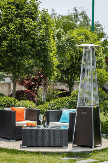 Bronze Quartz Glass Tube Patio Heater-Mocha