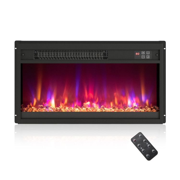 18/23/26 Inch 1500W Electric Fireplace Insert with Remote Control