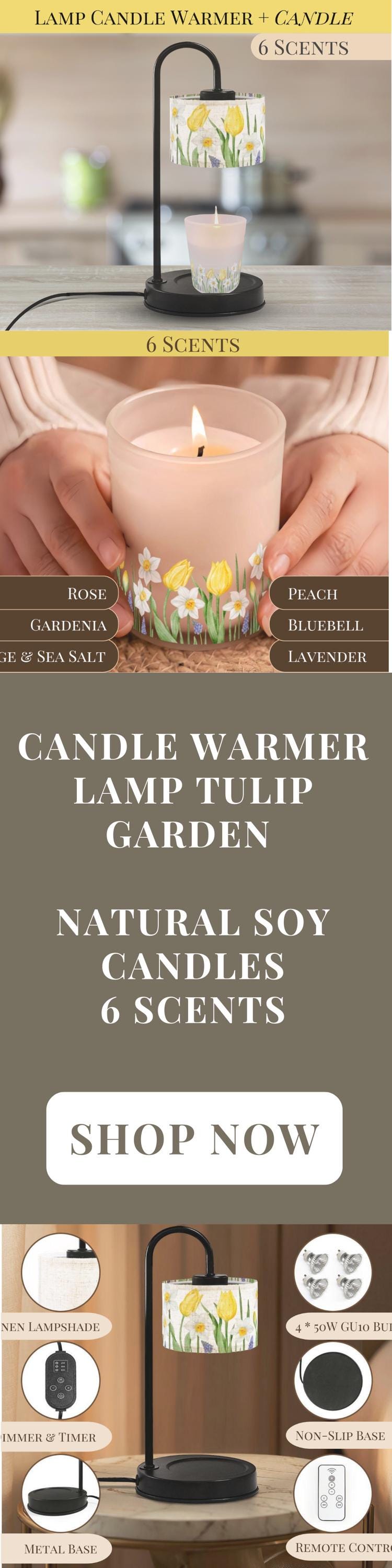 Tulip Garden Candle Warmer Lamp With Scented Candle Soy Wax Warmer Candle Lamp Housewarming Gift For Her Lamp Candle Gifting Idea For Mom Tulip Garden Candle Warmer Lamp With Scented Candle Soy Wax Warmer Candle Lamp Housewarming Gift For Her Lamp Candle Gifting Idea For Mom Tulip Garden Candle Warmer Lamp With Scented Candle Soy Wax Warmer Candle Lamp Housewarming Gift For Her Lamp Candle Gifting Idea For Mom