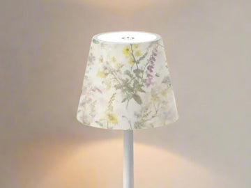 Cordless Table Lamp LED Touch Activated Desk Lamp Wildflower Rechargeable Lamp Nightstand Dimmable Table Lamp Stepless Dimming By Touch Lamp