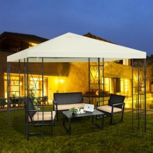 Olympia Bay, Inc as show 10' x 10' Patio Gazebo Canopy Tent Garden Shelter