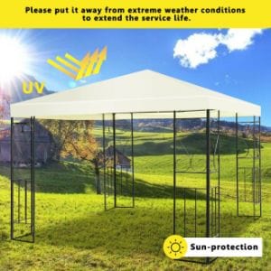 Olympia Bay, Inc as show 10' x 10' Patio Gazebo Canopy Tent Garden Shelter