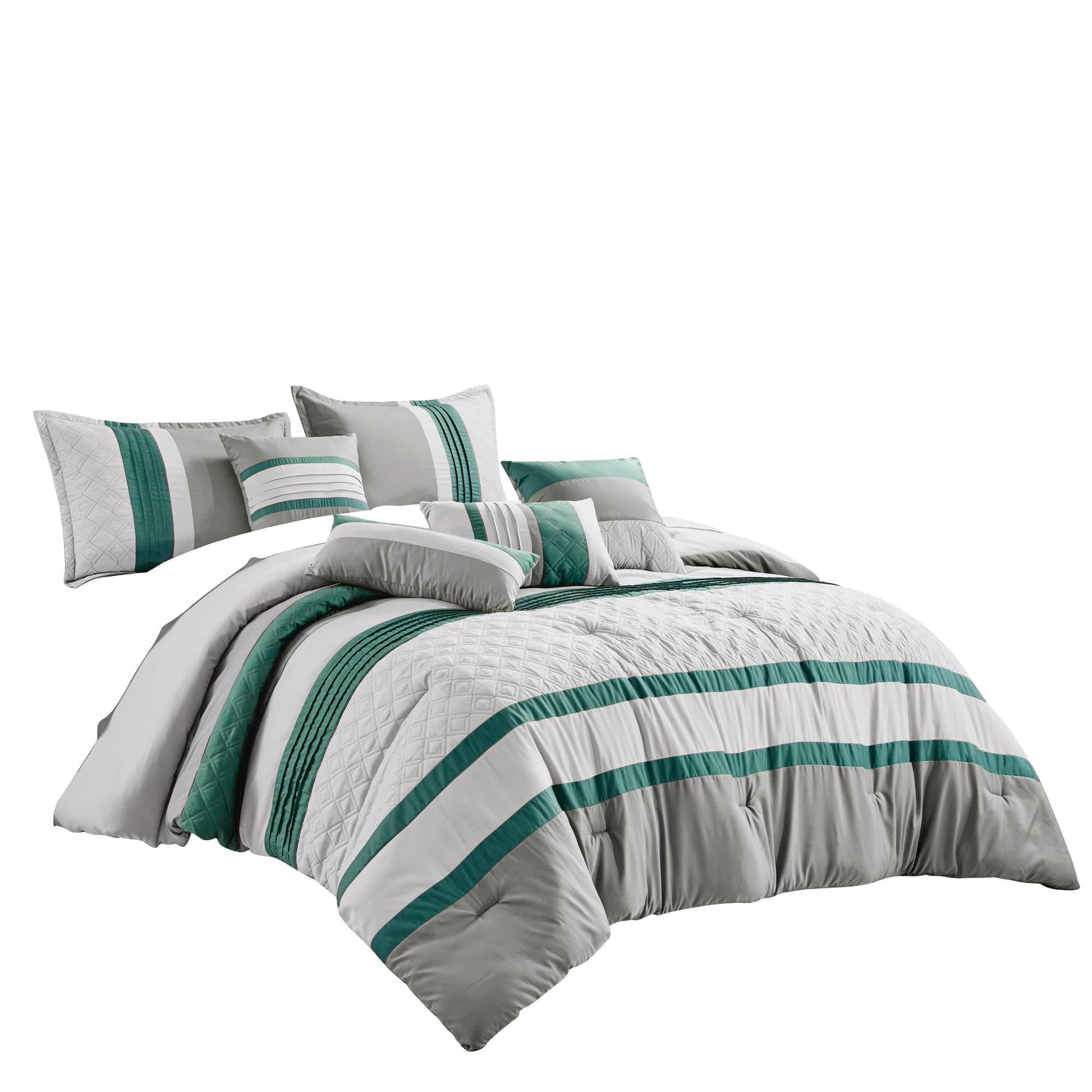 Olympia Bay, Inc Bedding HUDEL 7PC COMFORTER SET