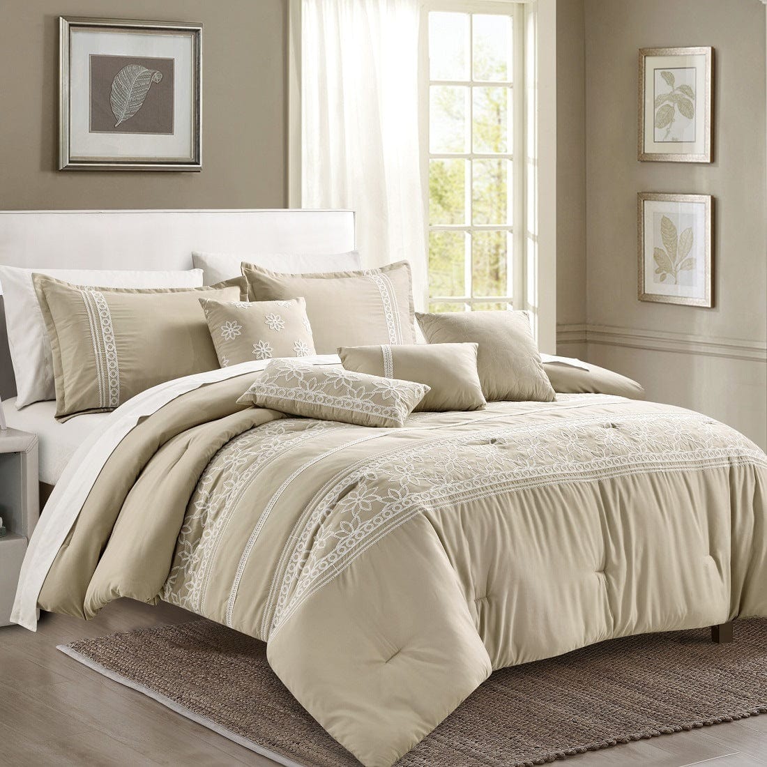 Olympia Bay, Inc Bedding King HYPATIA 7PC COMFORTER SET