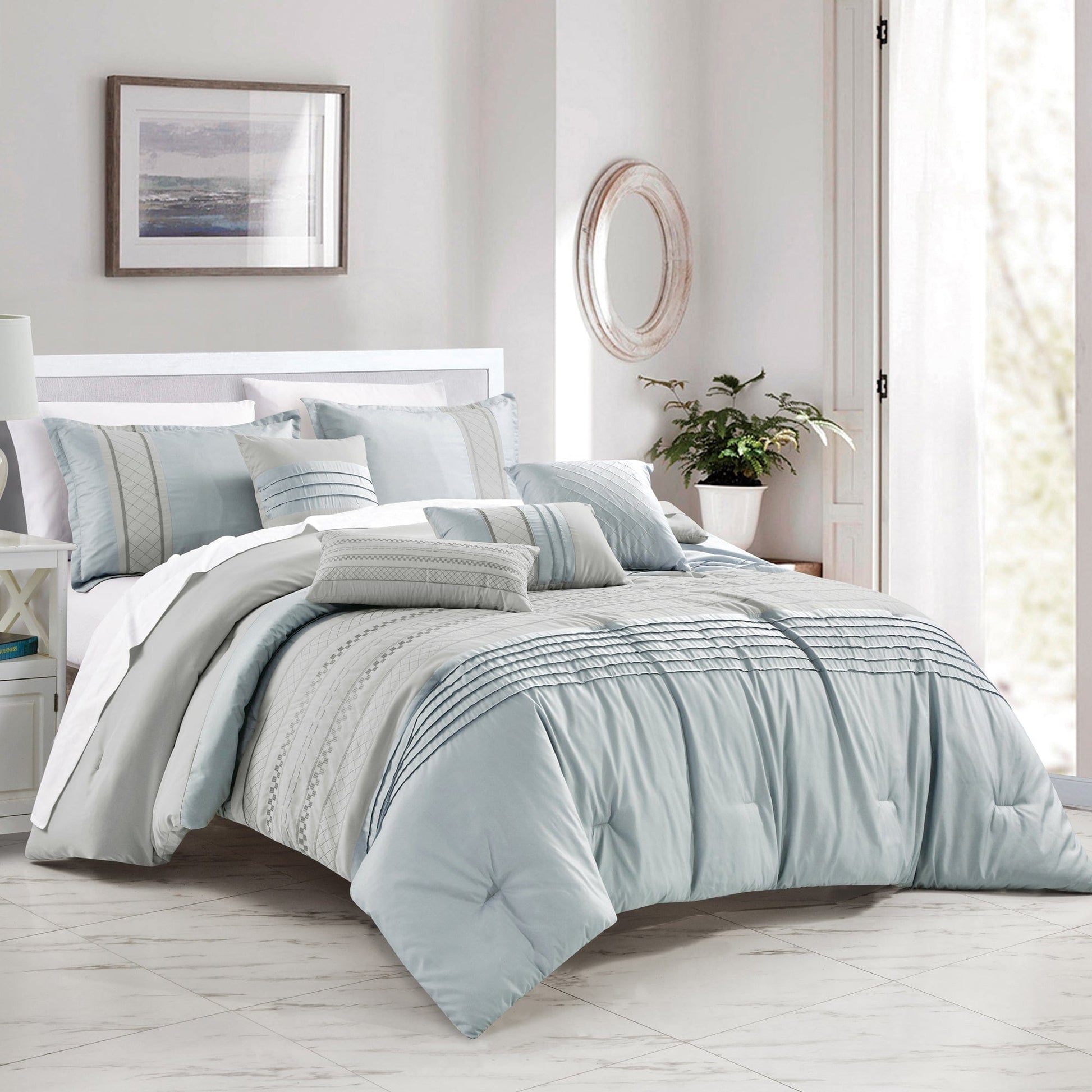 Olympia Bay, Inc Bedding king LABANA 7PC COMFORTER SET