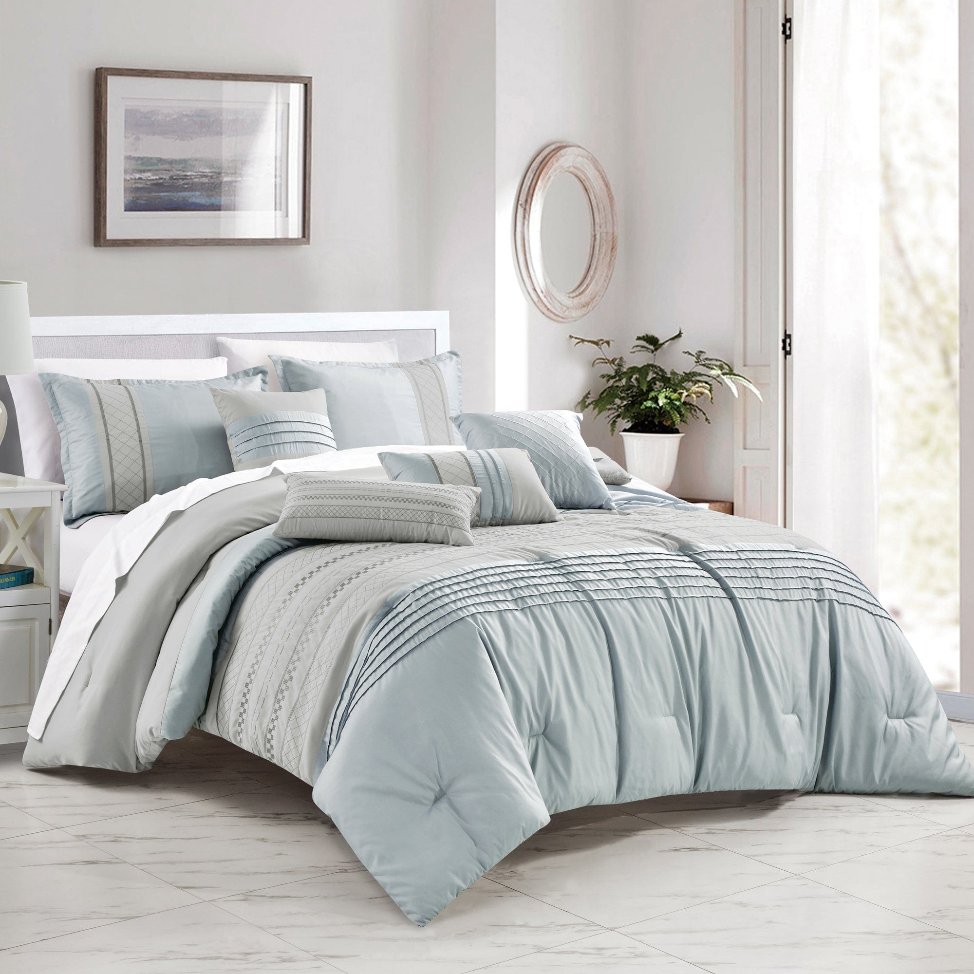 Olympia Bay, Inc Bedding queen LABANA 7PC COMFORTER SET