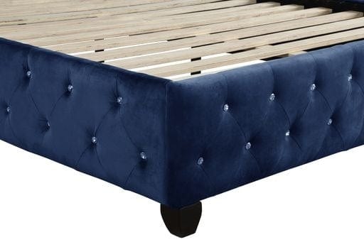 Olympia Bay, Inc Beds Blue Sophia Queen Bed Blue