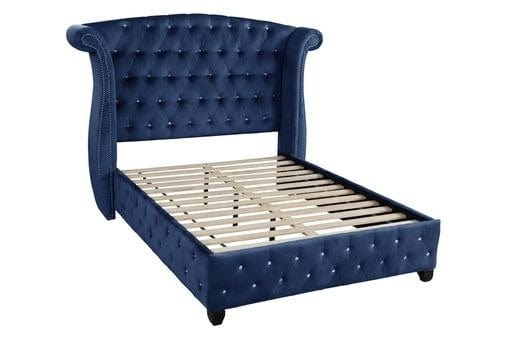 Olympia Bay, Inc Beds Blue Sophia Queen Bed Blue