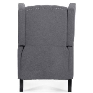 Olympia Bay, Inc Recliners Light Gray 27" Wide Manual Wing Chair Recliner