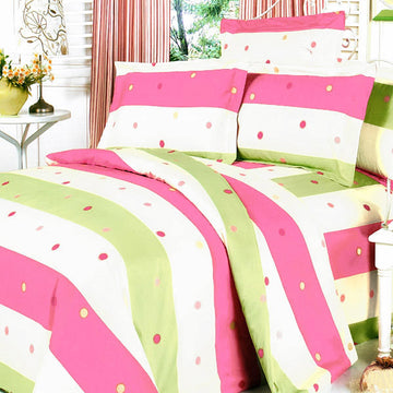 Blancho Bedding - [Colorful Life] Luxury 3PC Mini Comforter Set Combo 300GSM (Twin Size)