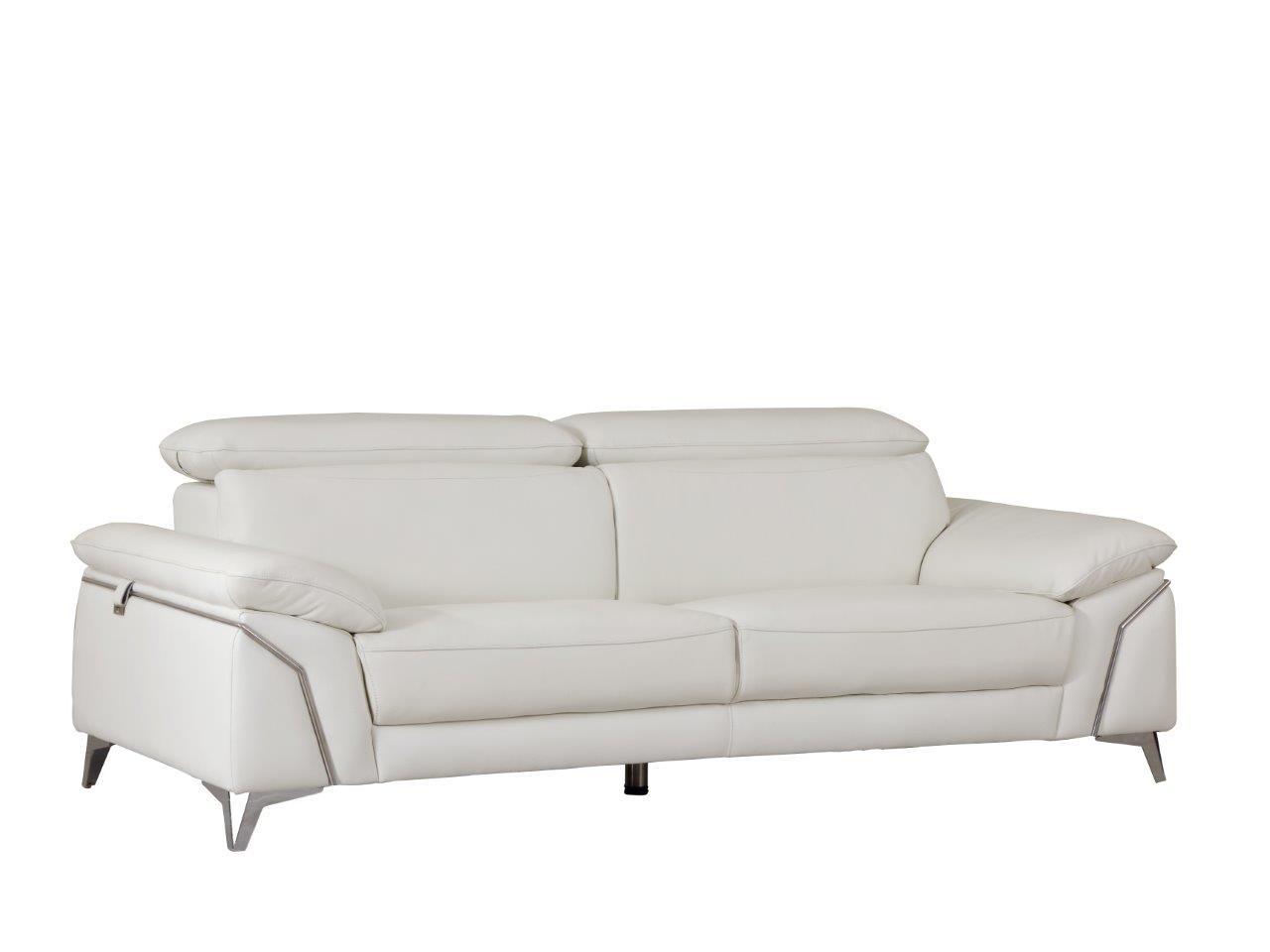 Global United Top Grain Italian Leather Sofa